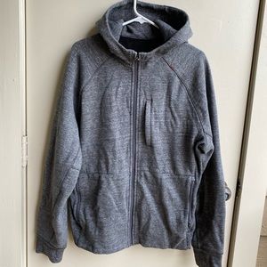 Men’s lululemon grey hoodie size LG